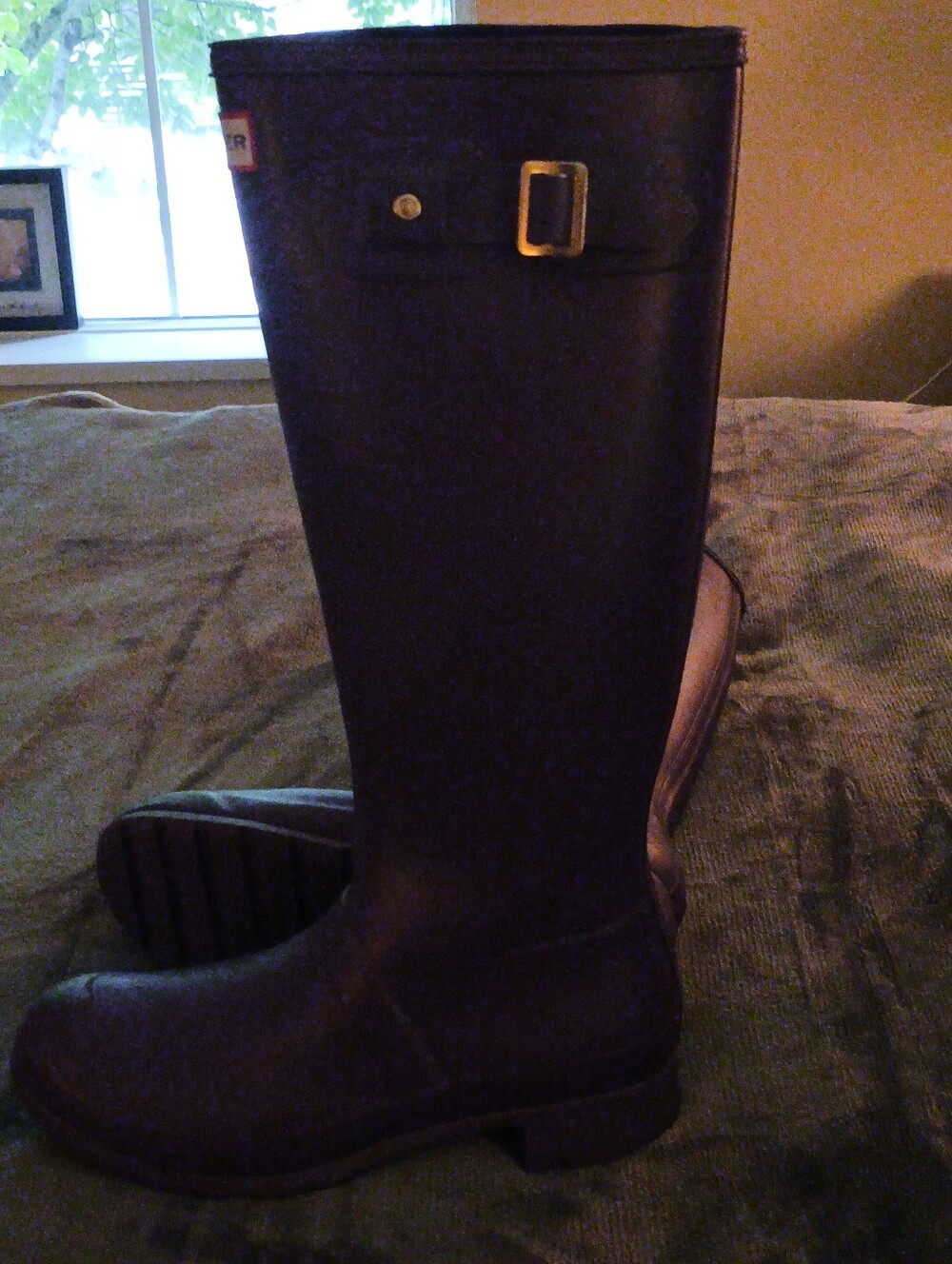 Hunter New Norris Field Adjustable Tall Rain Boots US6